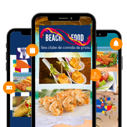 BeachFood no seu celular! Obtenha nosso aplicativo