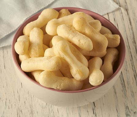 O biscoito de polvilho é saboroso