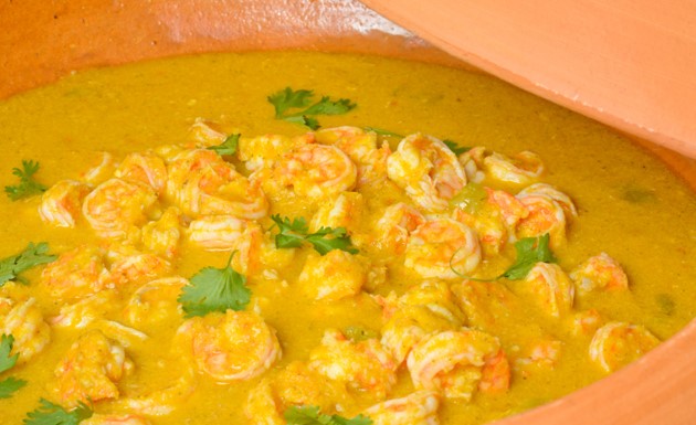 Prove o bobó de camarão.