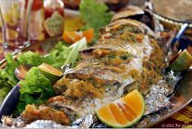 Prove a tainha recheada.