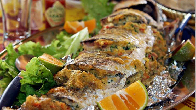 Prove a tainha recheada.